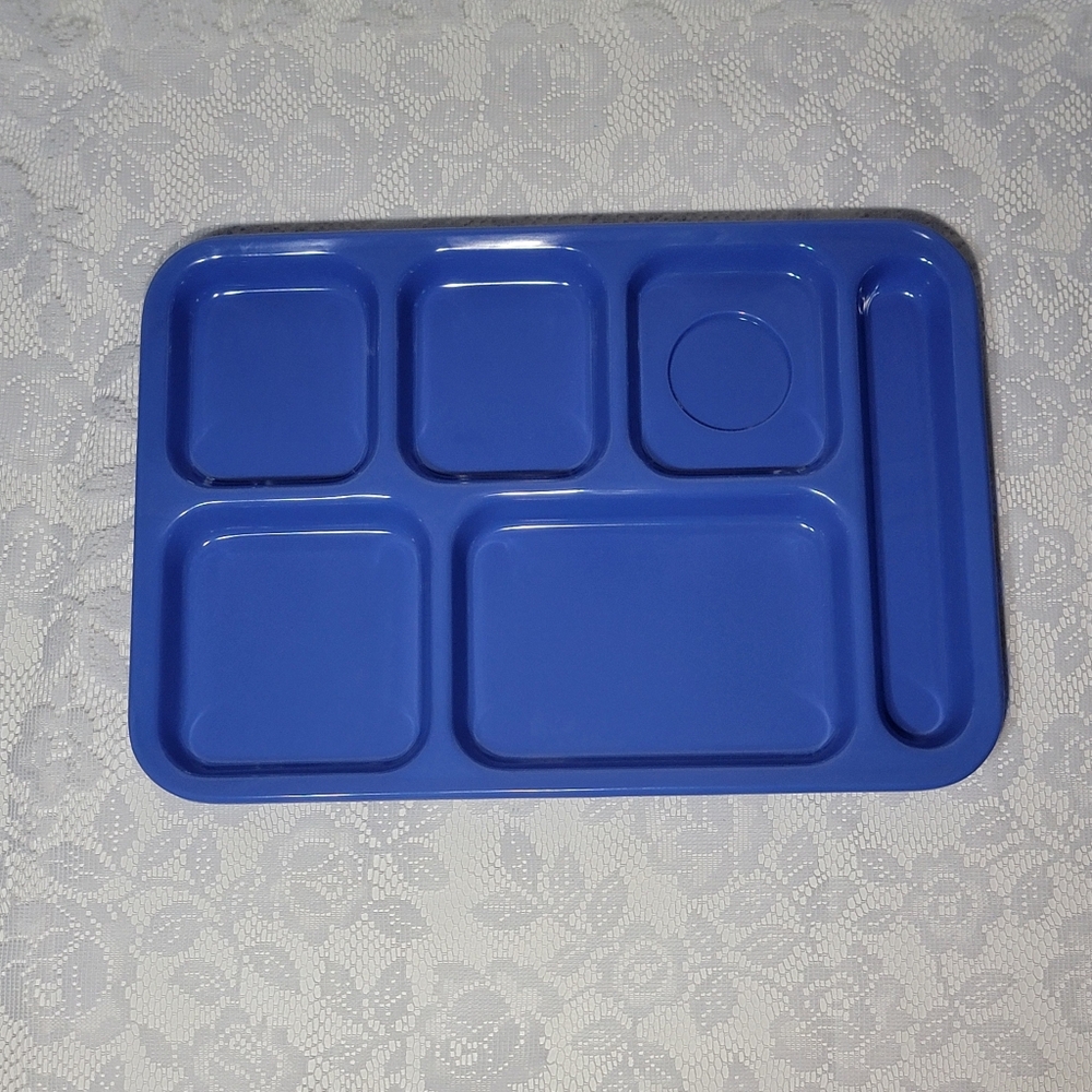 Set of 8 Melamine Ware 6-Compartment Cafeteria TV Trays | Ever Unison PY-36×25cm - Picture 15 of 17